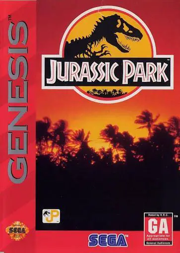 Capa de Jurassic Park