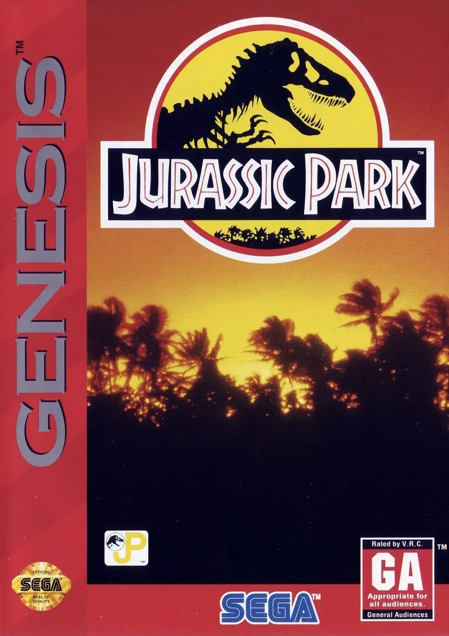Capa de Jurassic Park