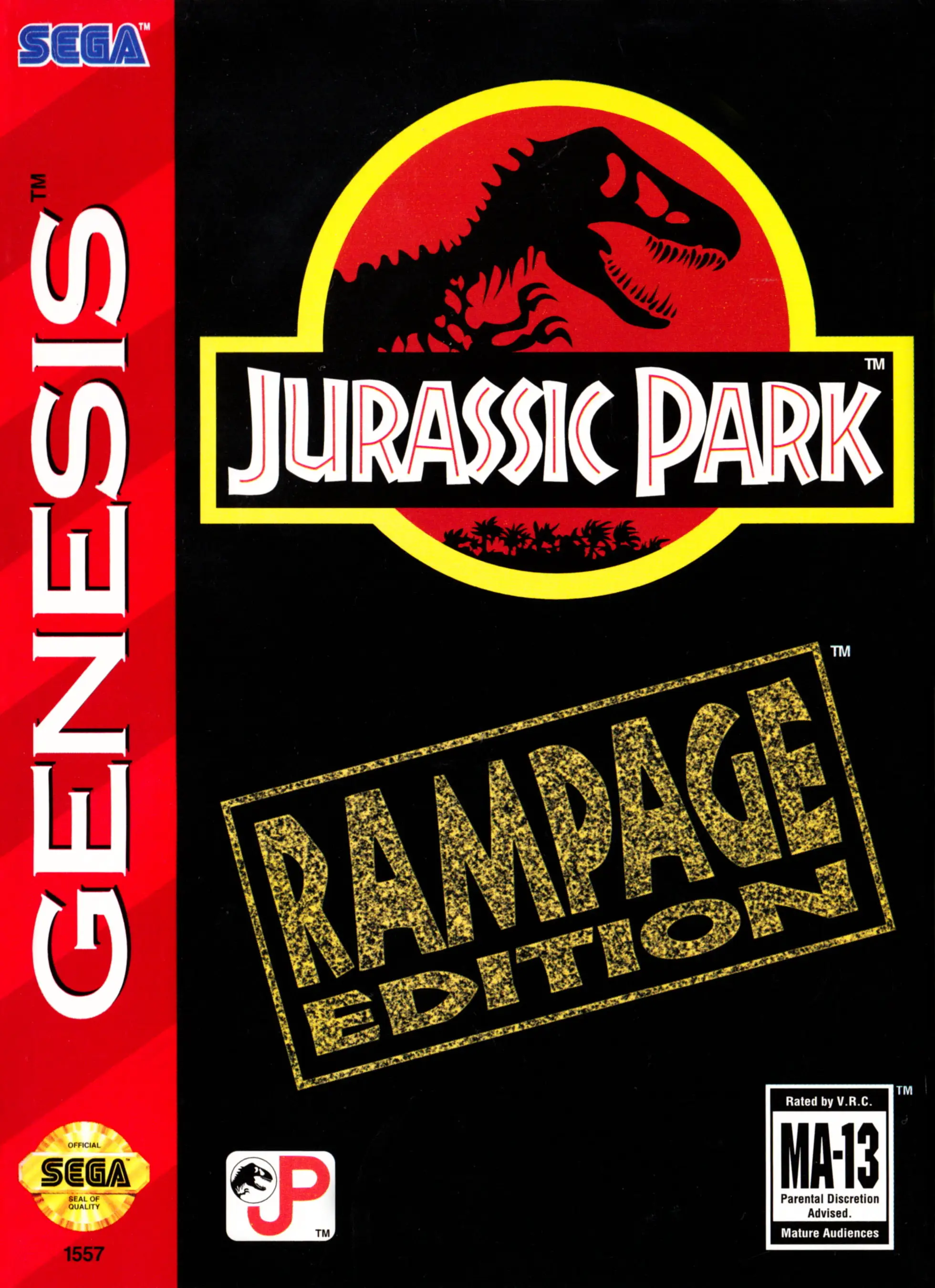 Capa de Jurassic Park: Rampage Edition
