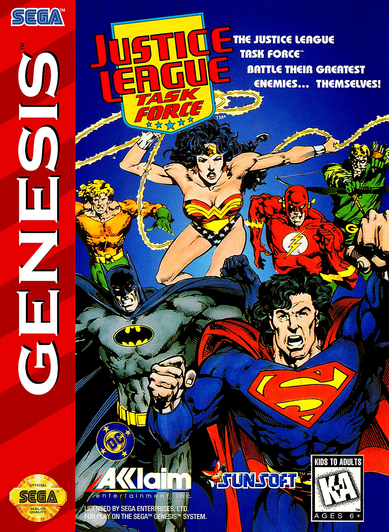 Capa de Justice League Task Force