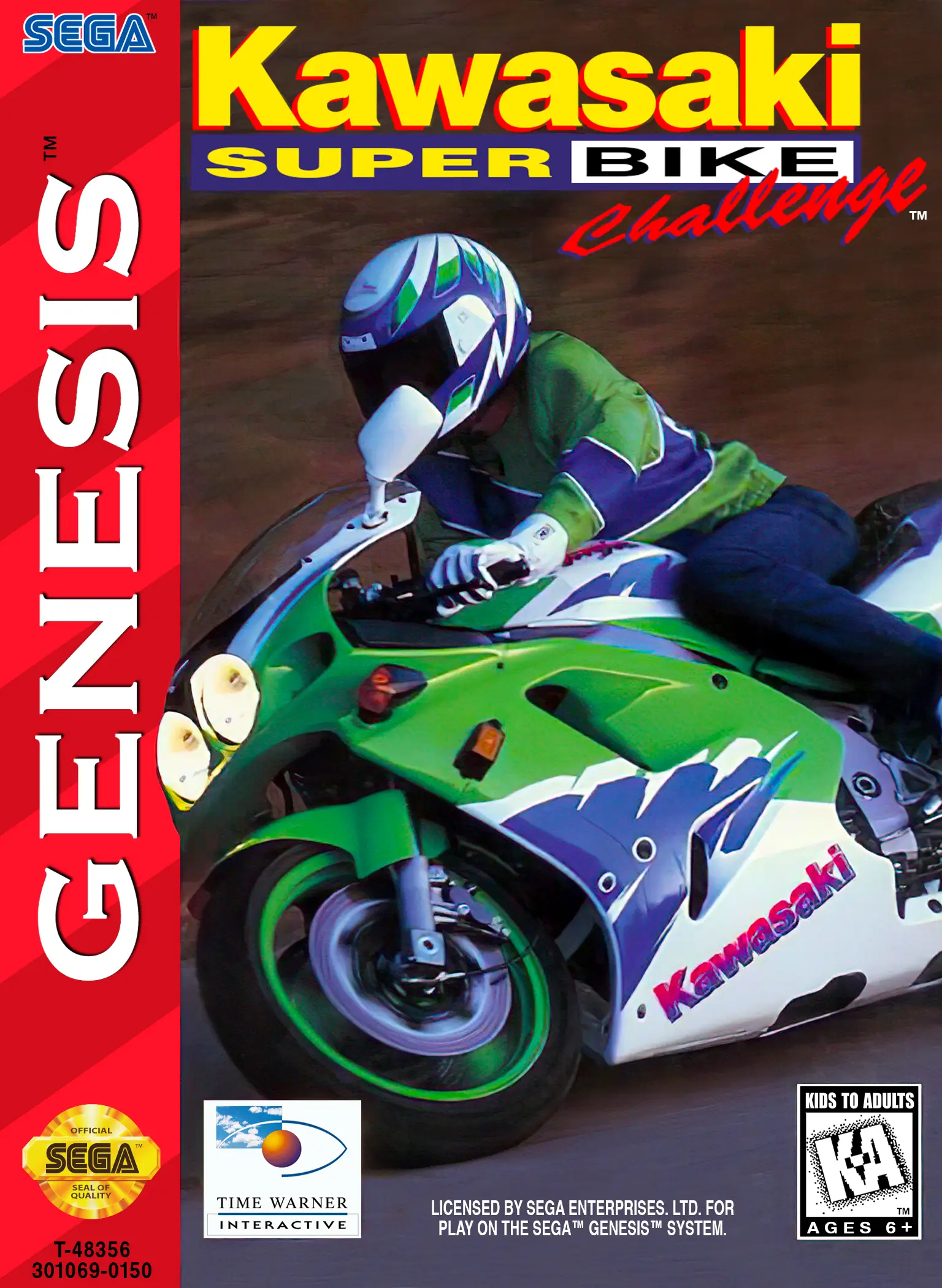 Capa de Kawasaki Superbike Challenge