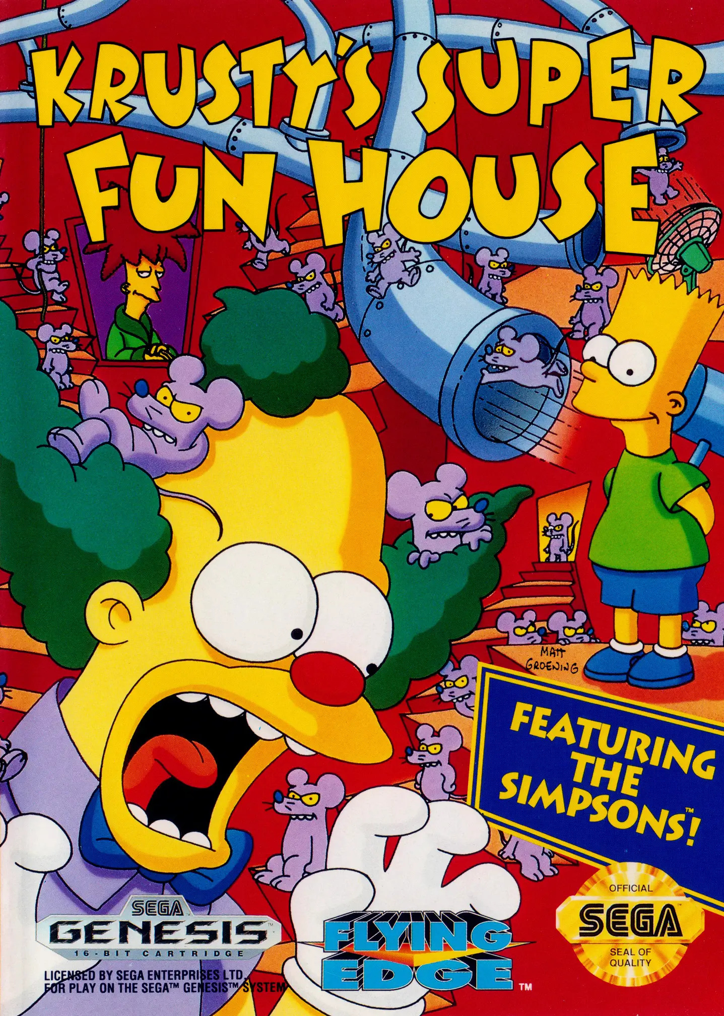Capa de Krusty's Super Fun House