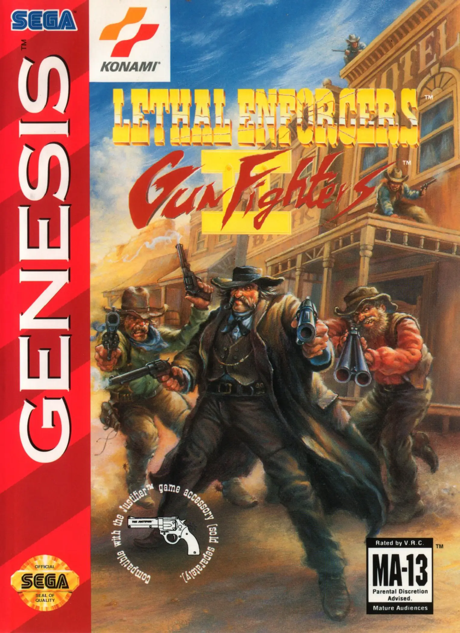 Capa de Lethal Enforcers II: Gun Fighters
