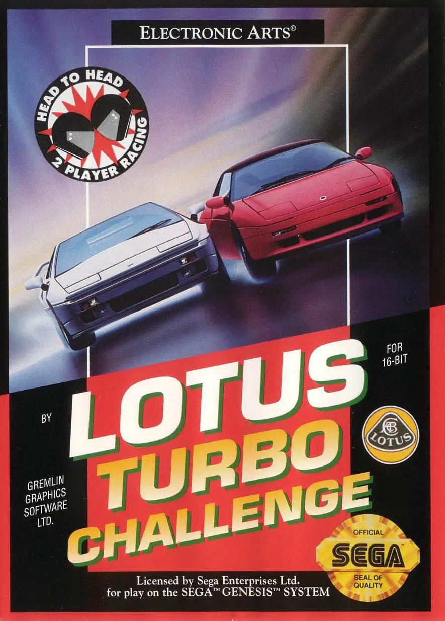 Capa de Lotus Turbo Challenge