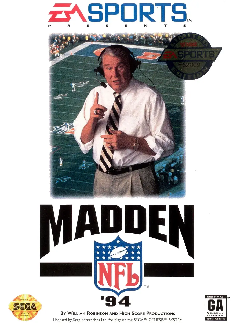 Capa de Madden NFL '94
