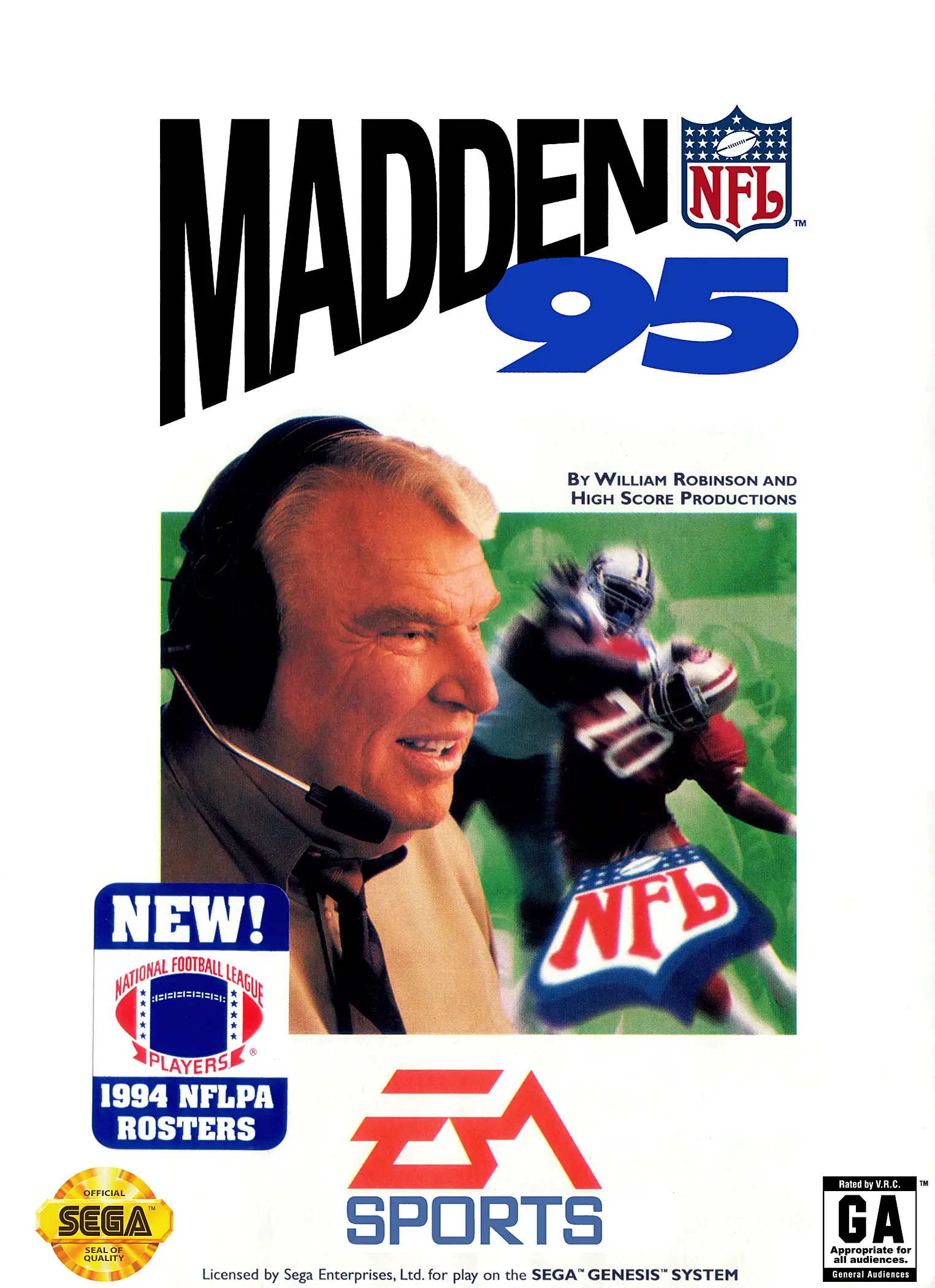 Capa de Madden NFL '95