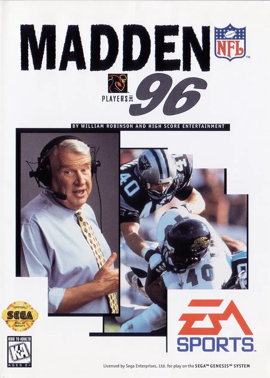 Capa de Madden NFL '96