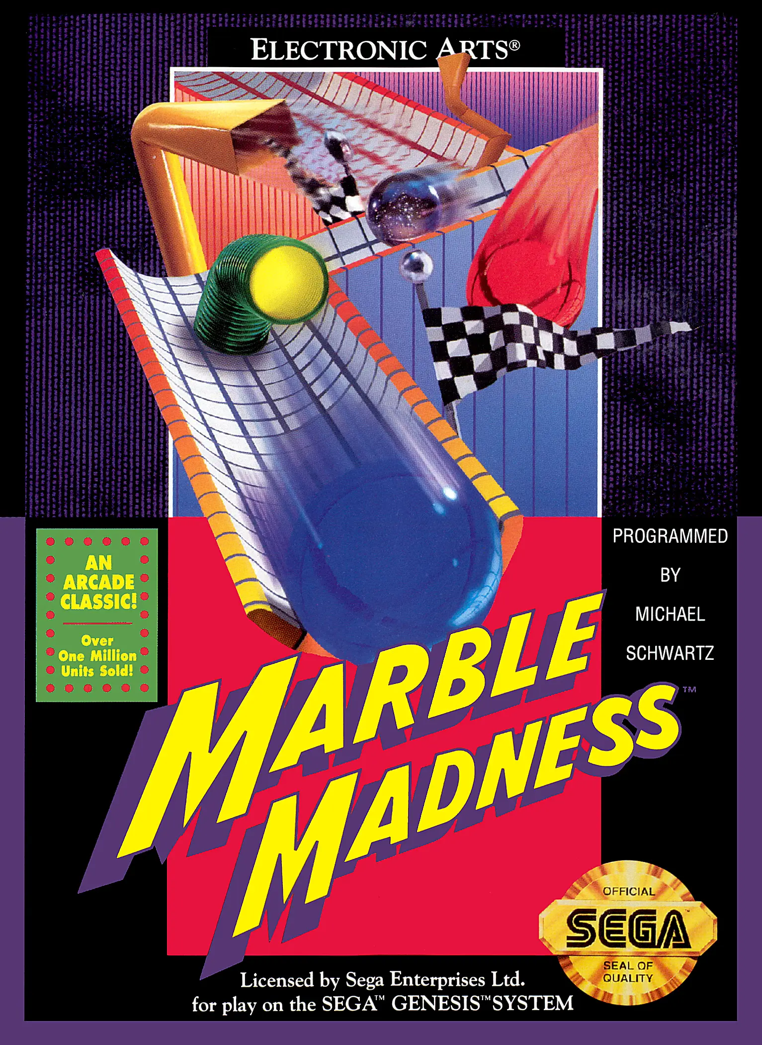 Capa de Marble Madness