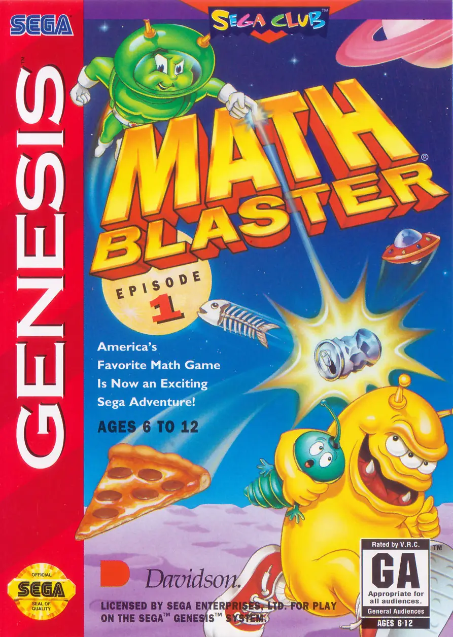 Capa de Math Blaster: Episode 1