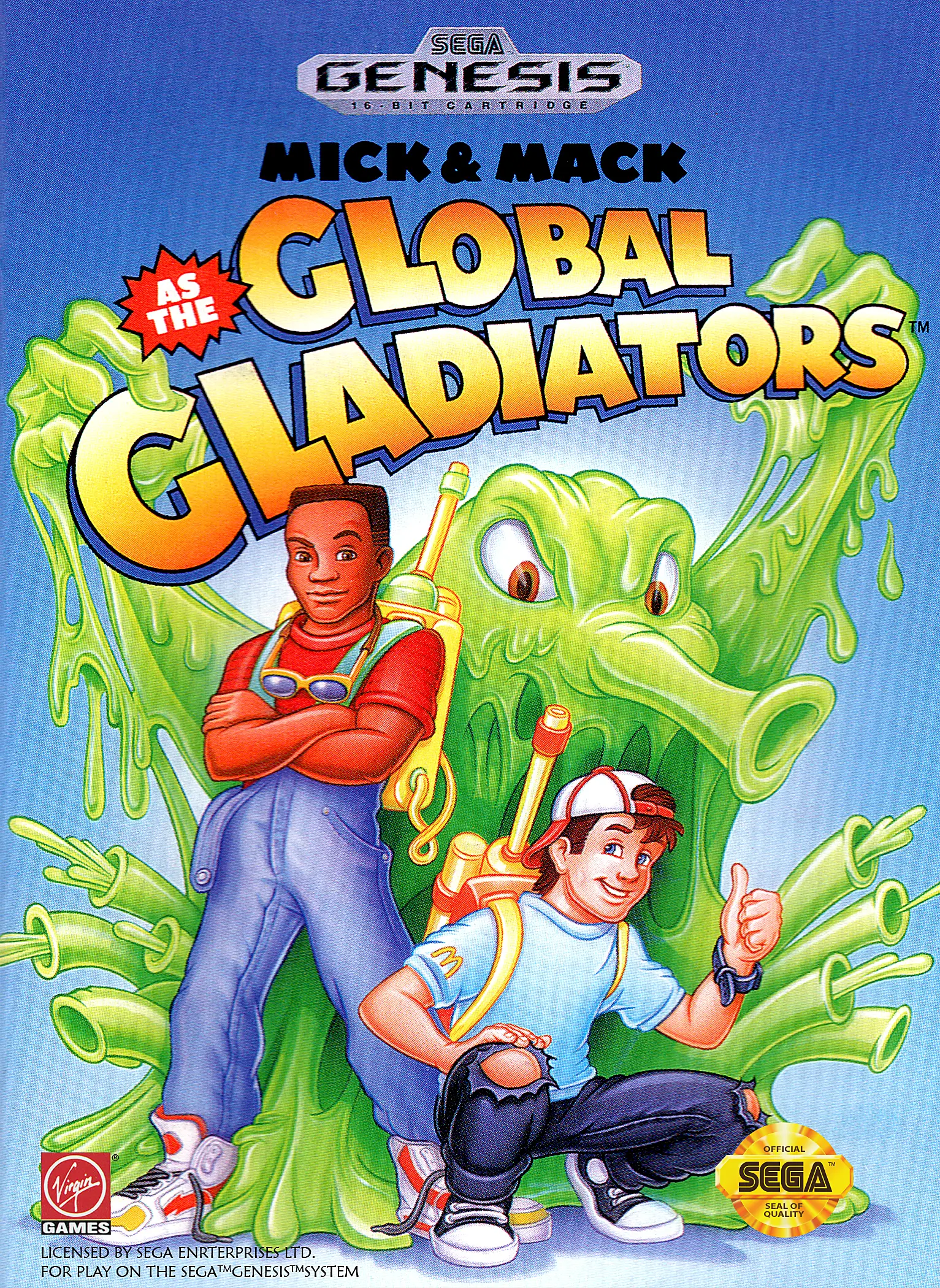 Capa de Mick & Mack as the Global Gladiators