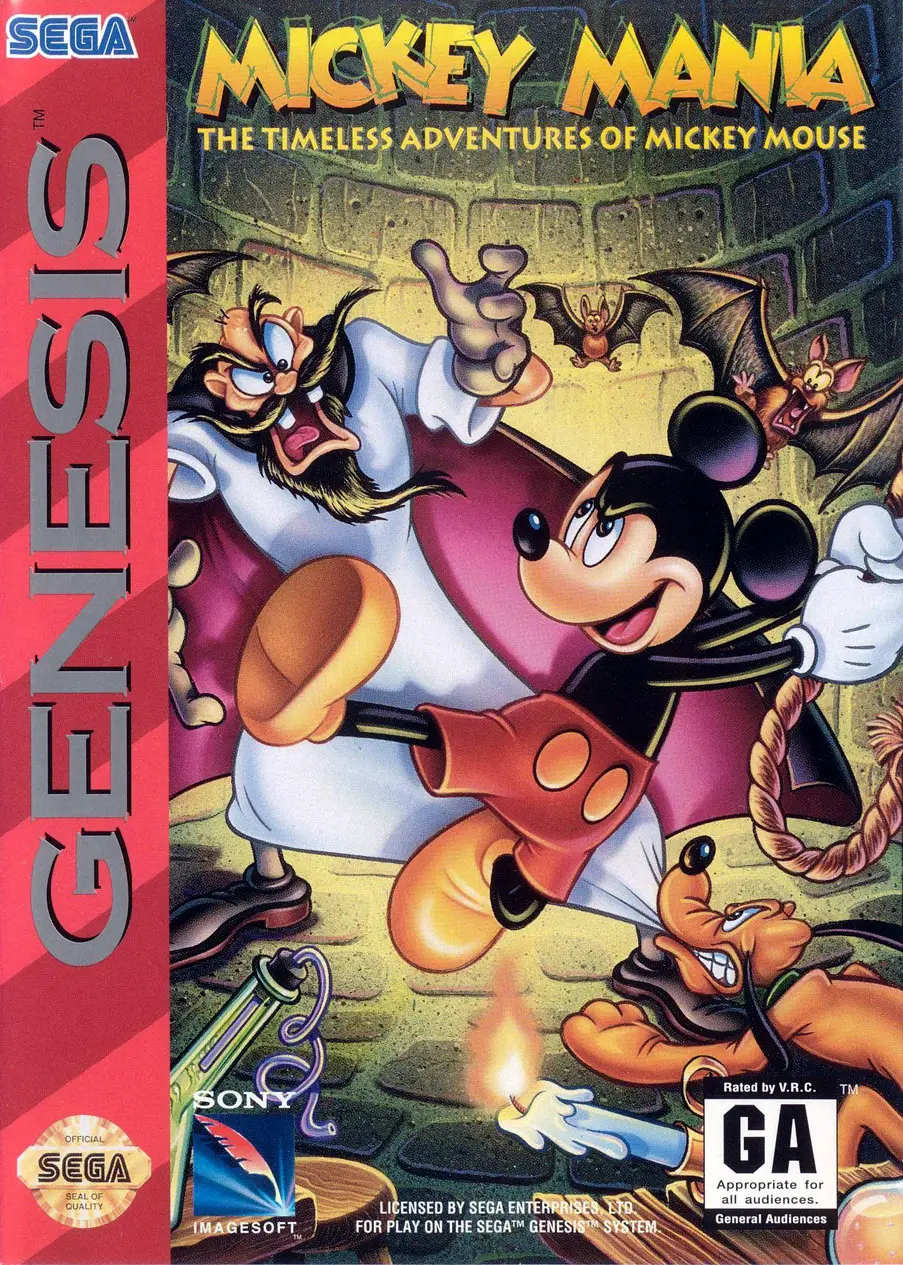Capa de Mickey Mania
