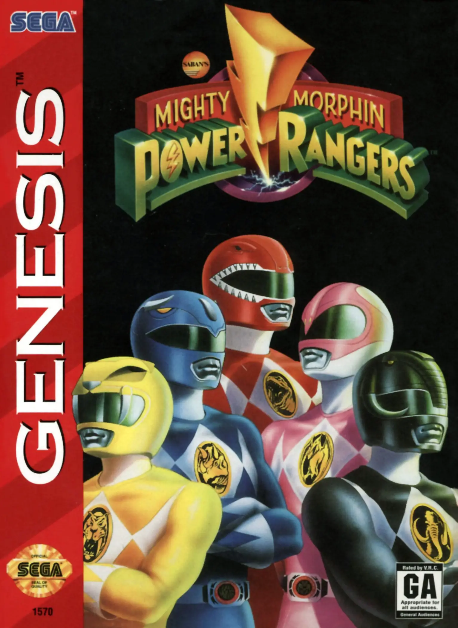 Capa de Mighty Morphin Power Rangers
