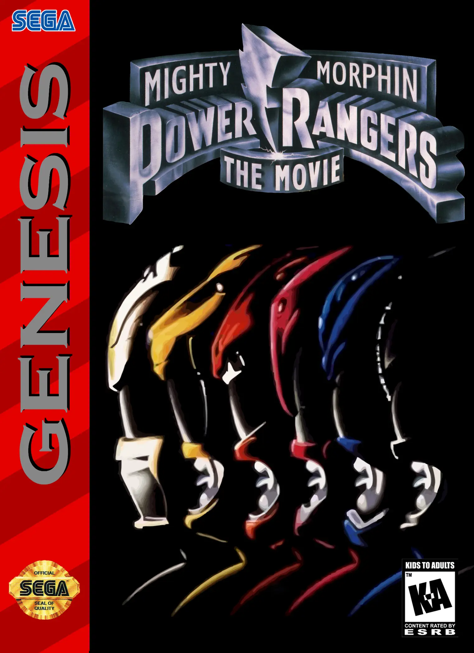 Capa de Mighty Morphin Power Rangers: The Movie
