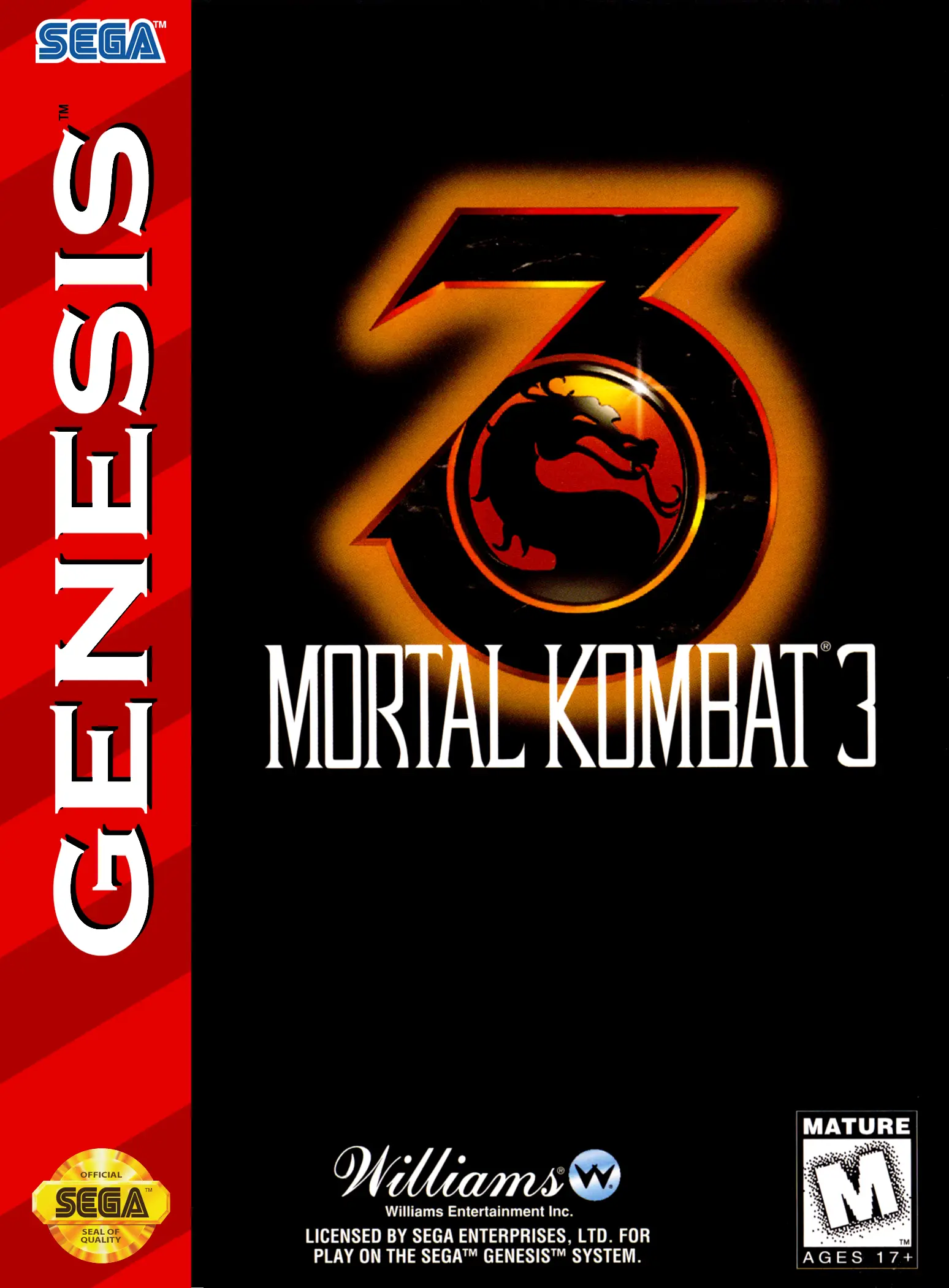 Capa de Mortal Kombat 3