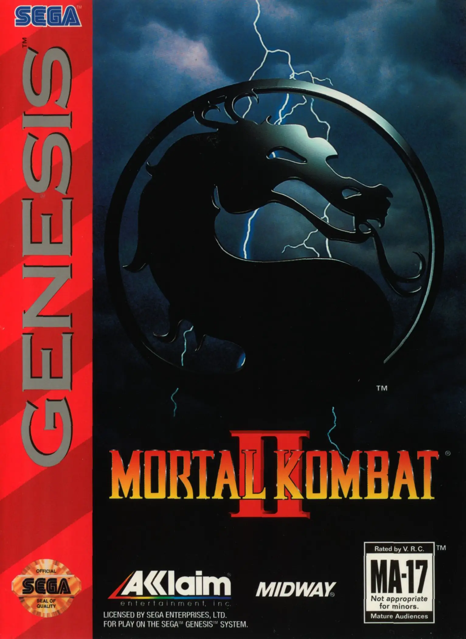Capa de Mortal Kombat II