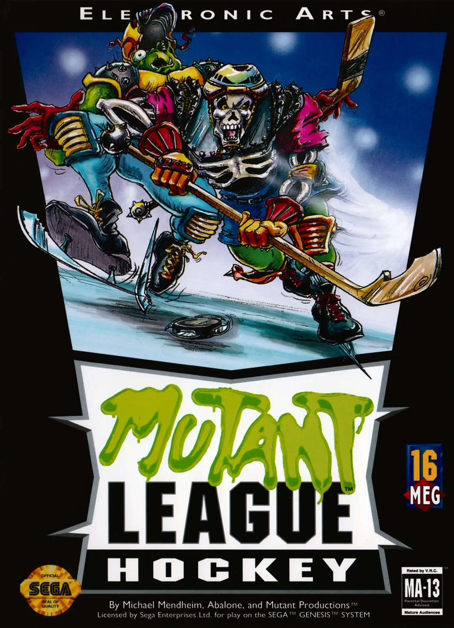Capa de Mutant League Hockey