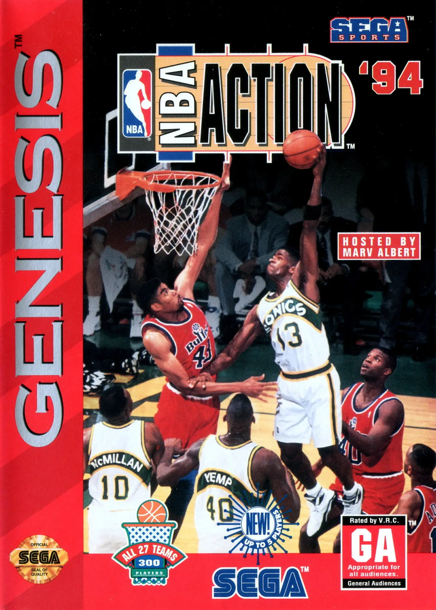 Capa de NBA Action '94