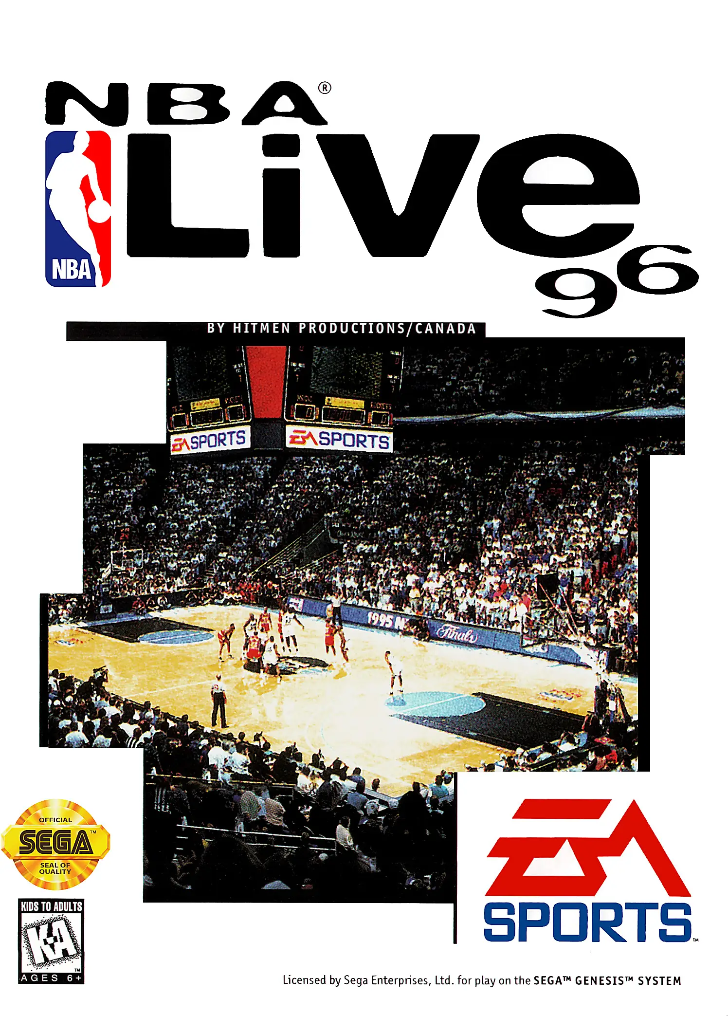 Capa de NBA Live 96