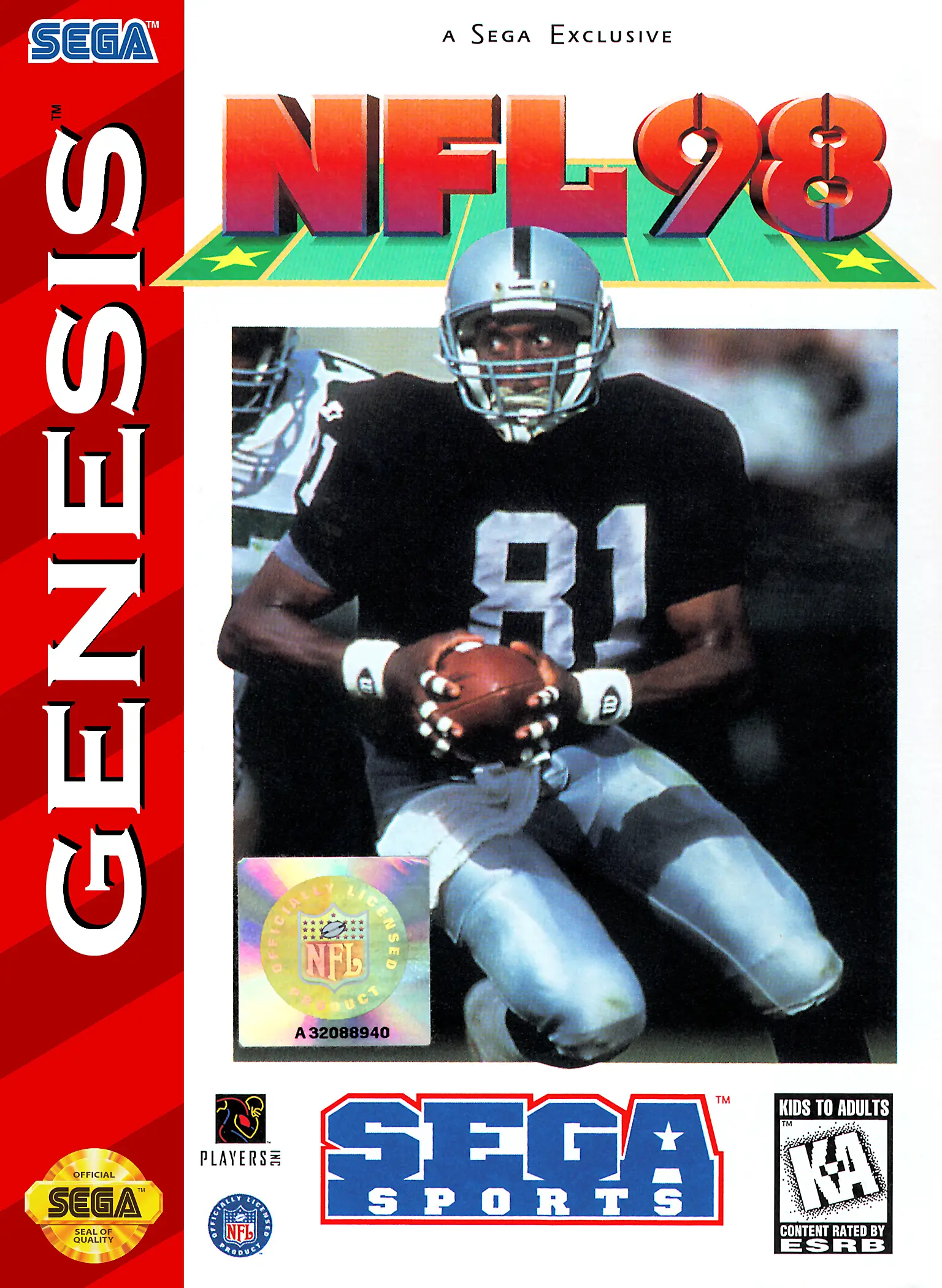 Capa de NFL 98