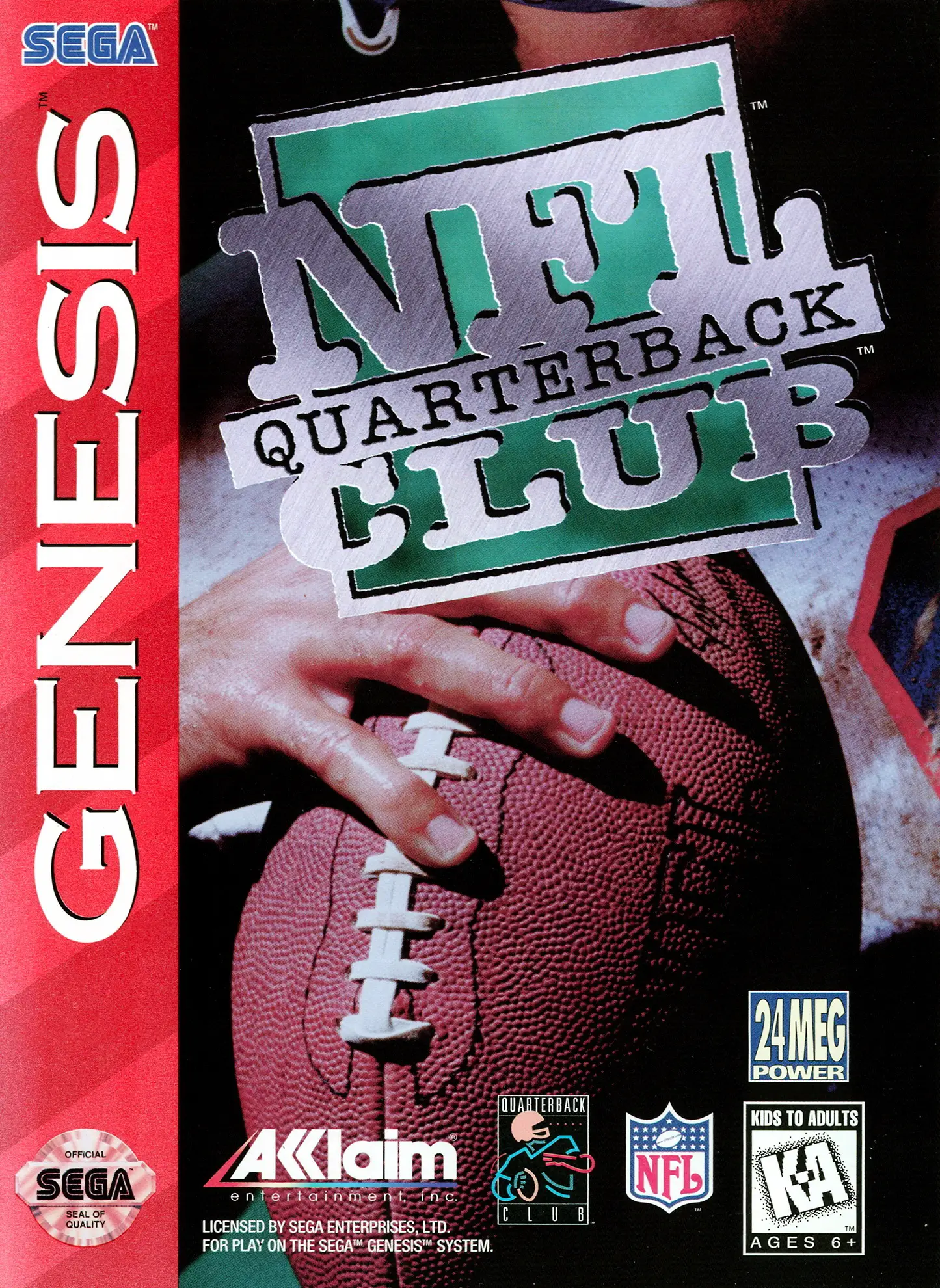 Capa de NFL Quarterback Club