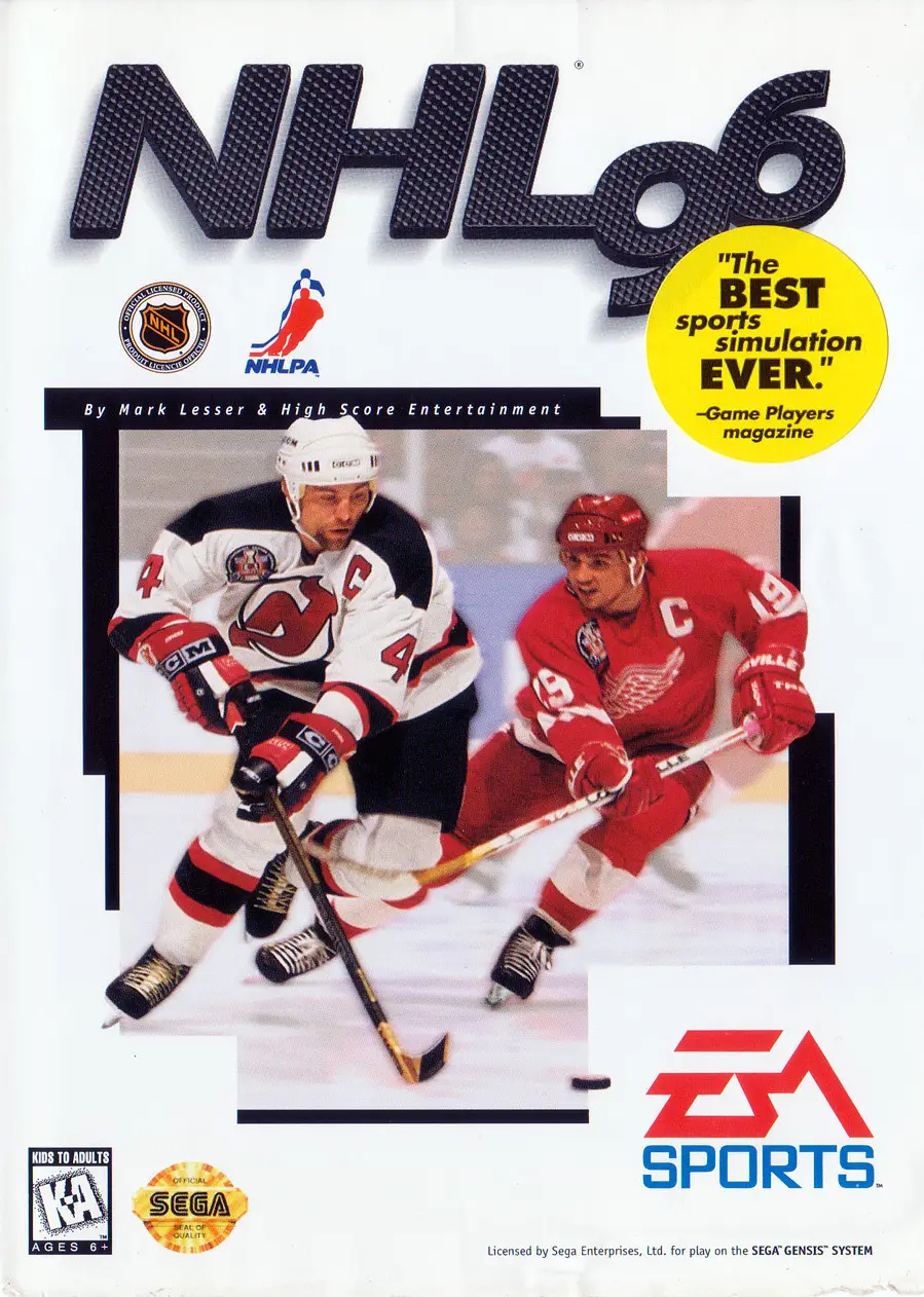 Capa de NHL 96