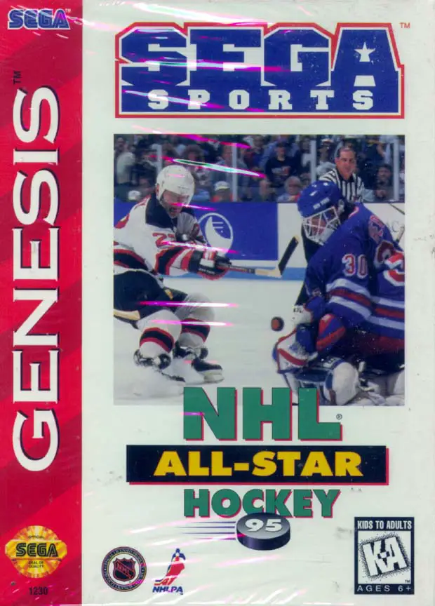 Capa de NHL All-Star Hockey '95