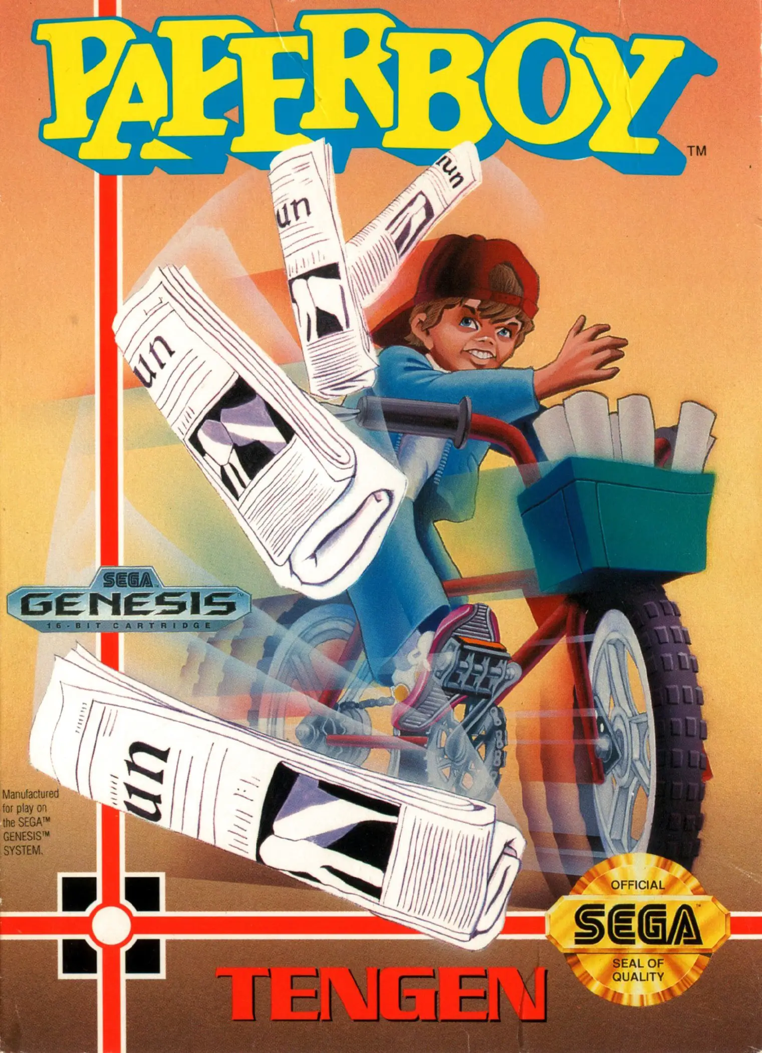 Capa de Paperboy