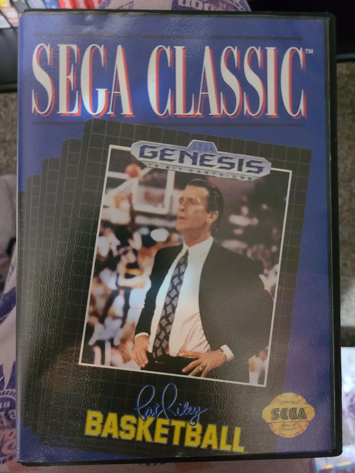 Capa de Pat Riley Basketball