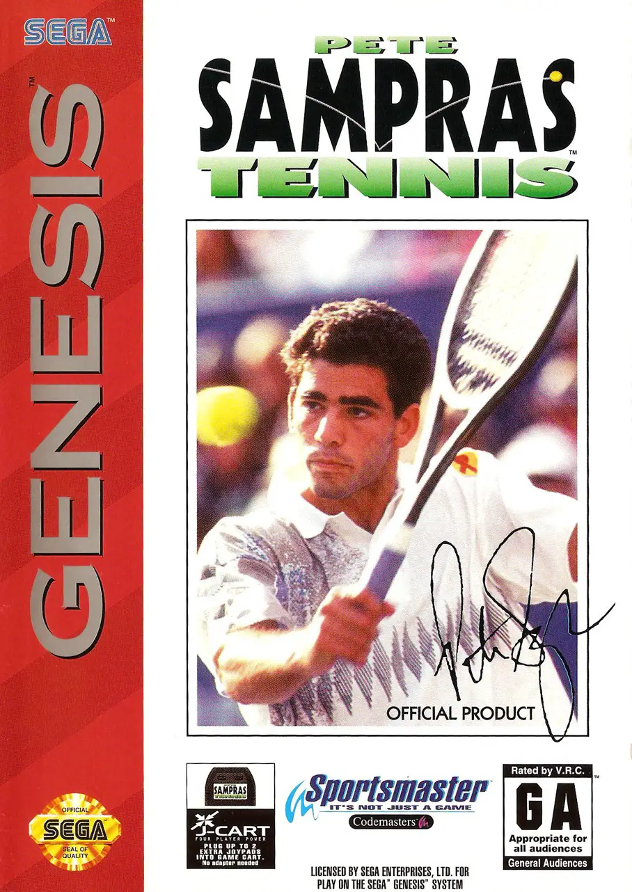 Capa de Pete Sampras Tennis