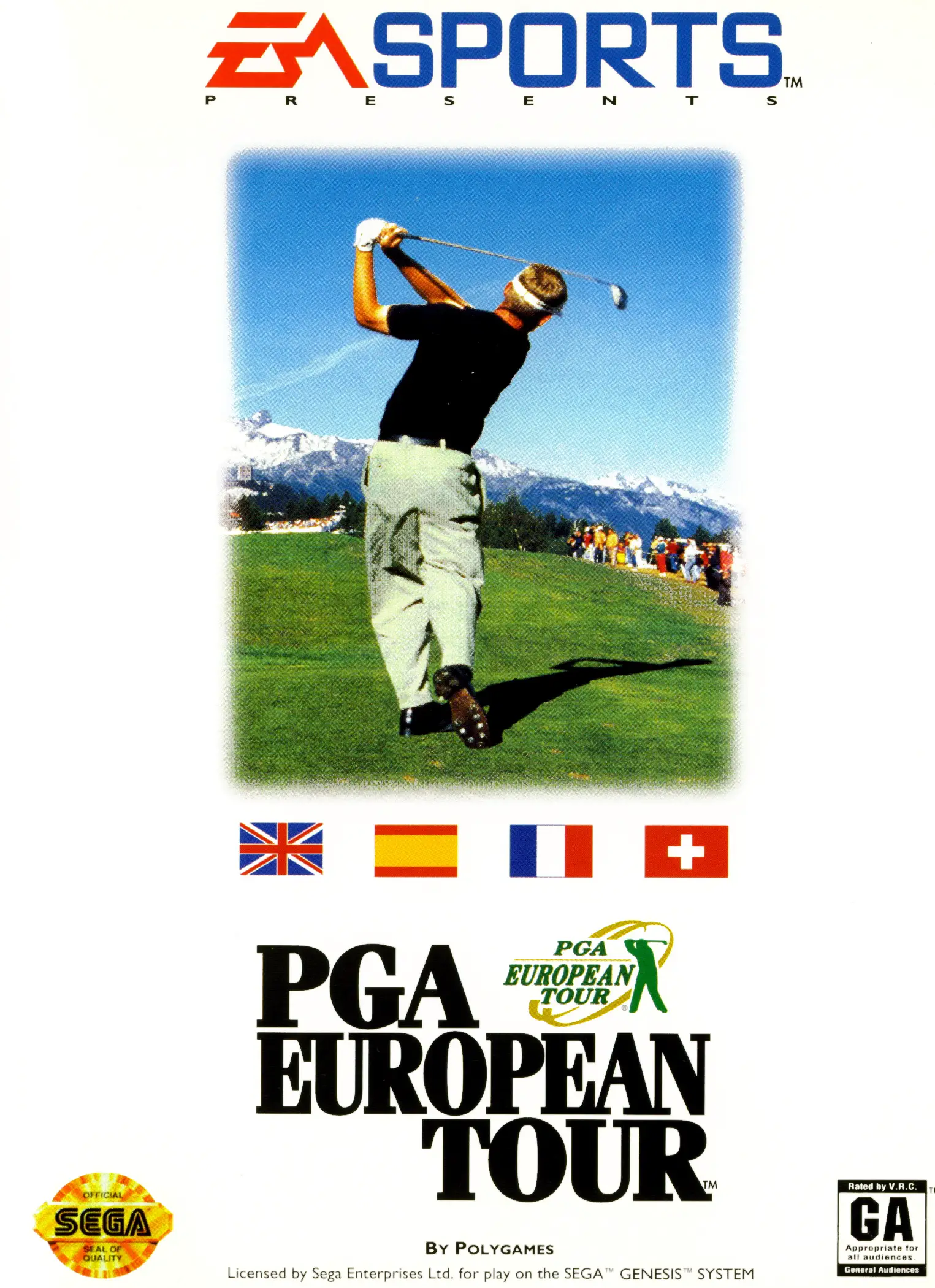 Capa de PGA European Tour