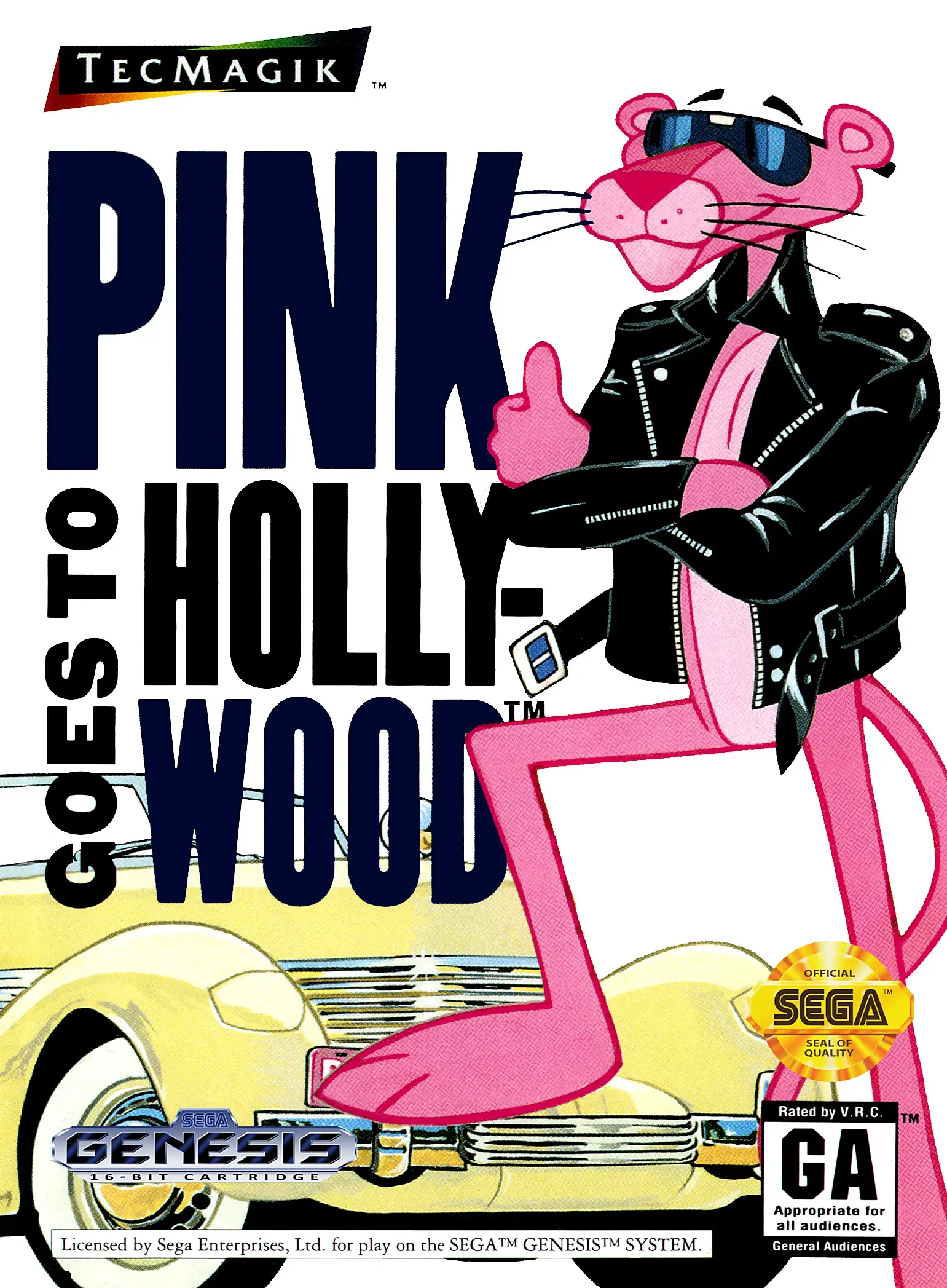 Capa de Pink Goes to Hollywood