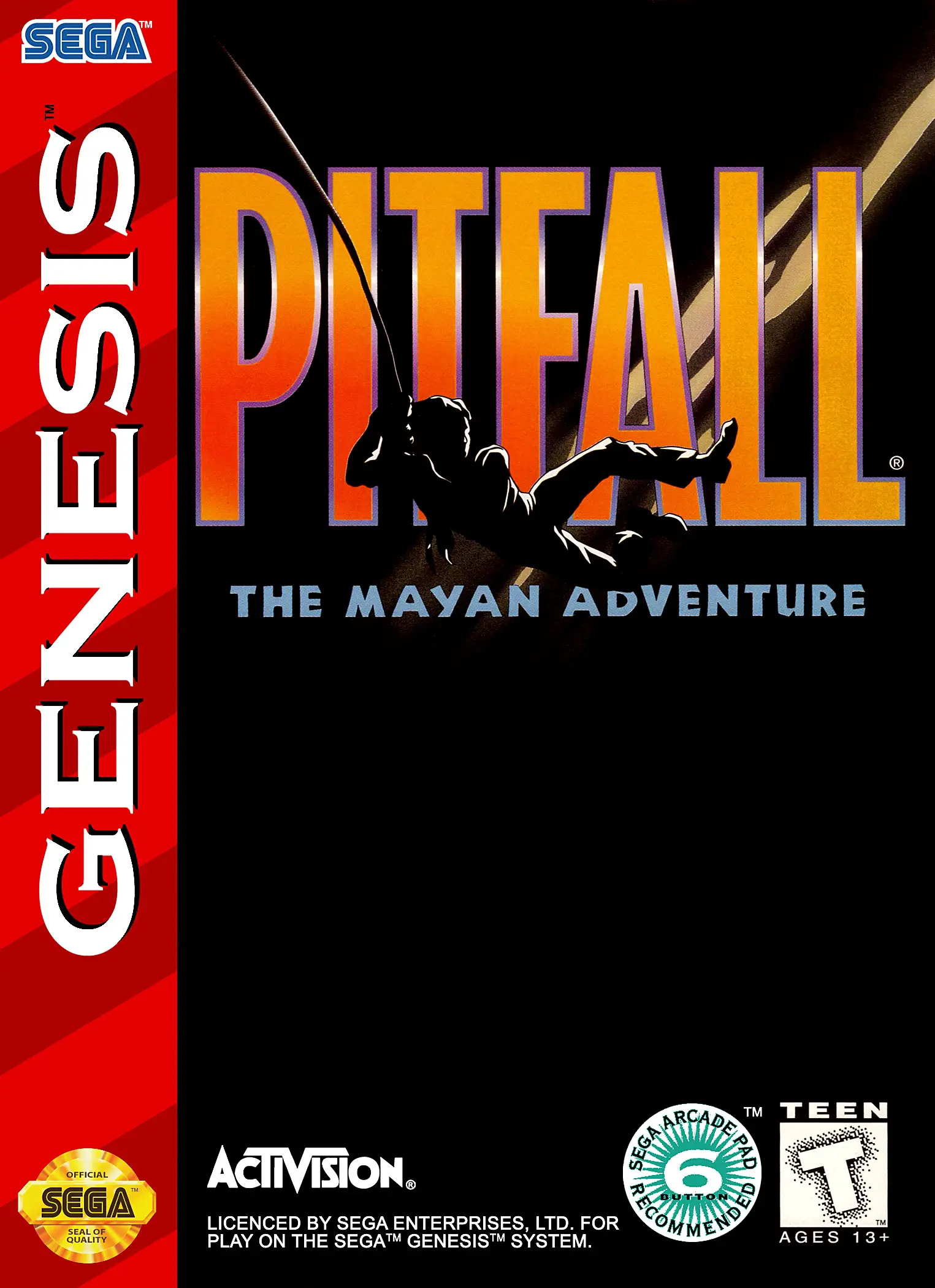 Capa de Pitfall: The Mayan Adventure