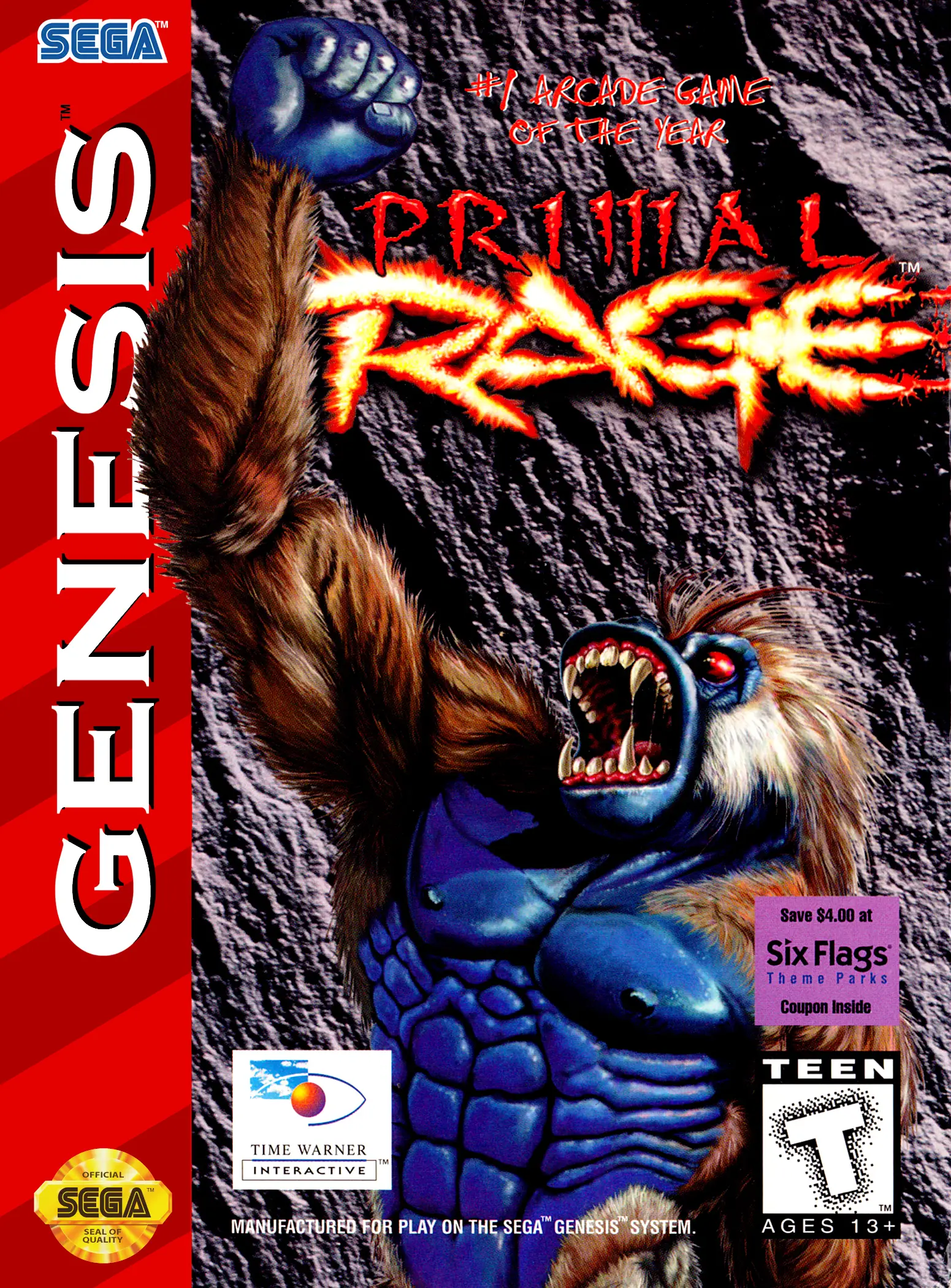 Capa de Primal Rage