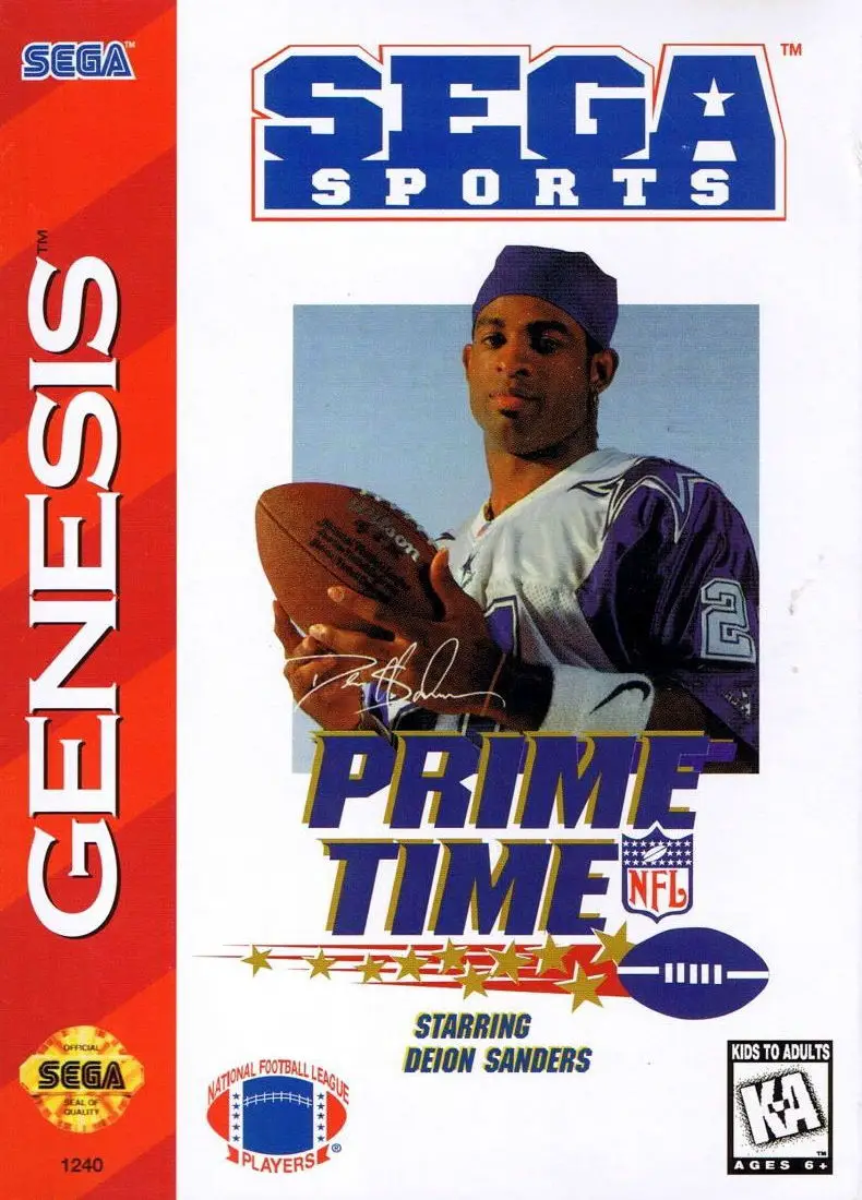 Capa de Prime Time NFL Starring Deion Sanders