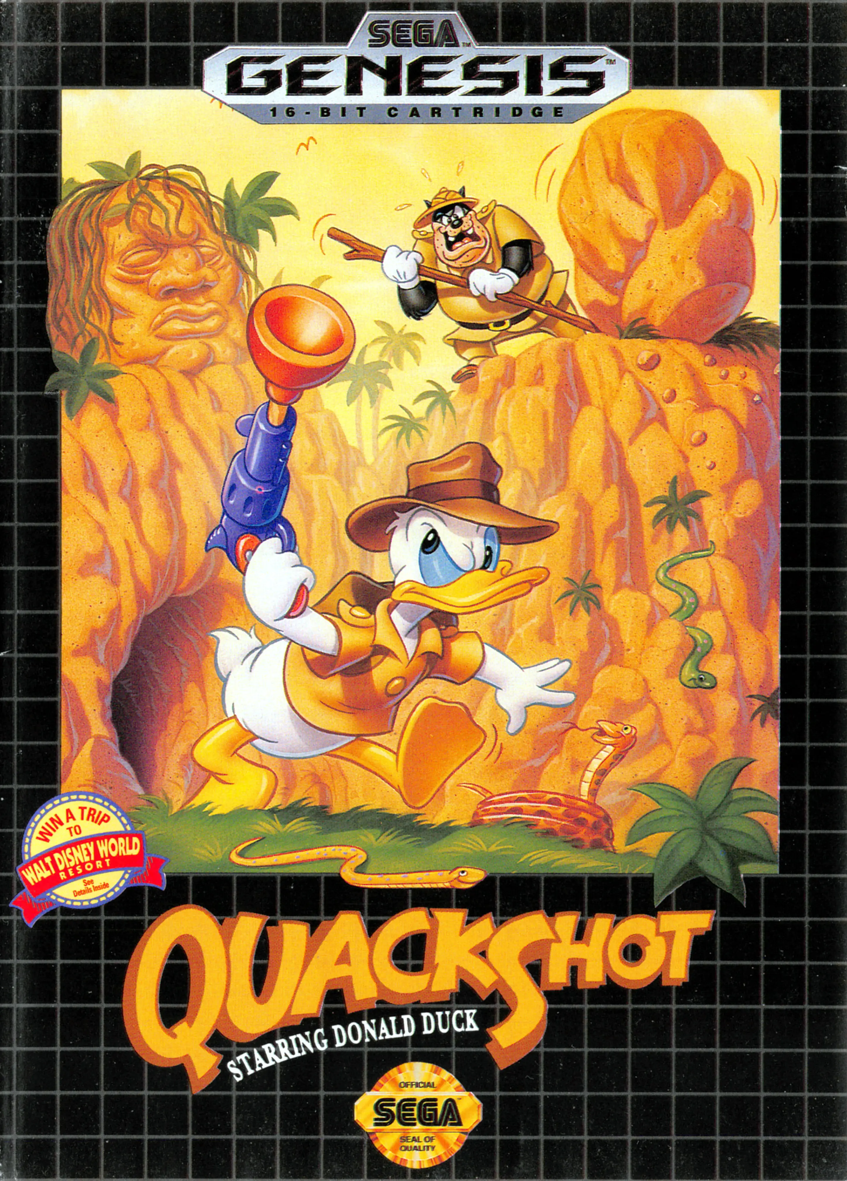 Capa de QuackShot Starring Donald Duck