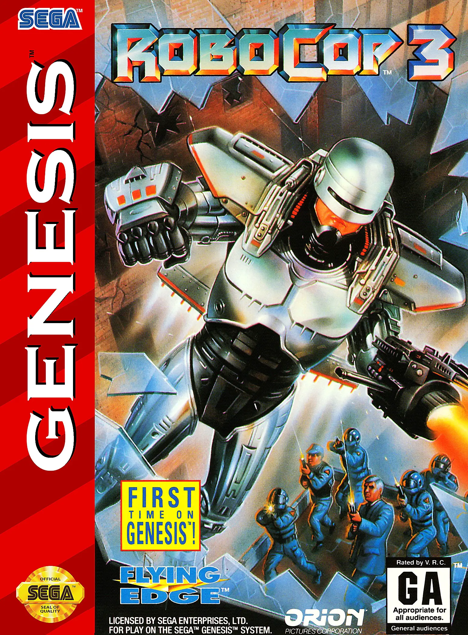 Capa de RoboCop 3