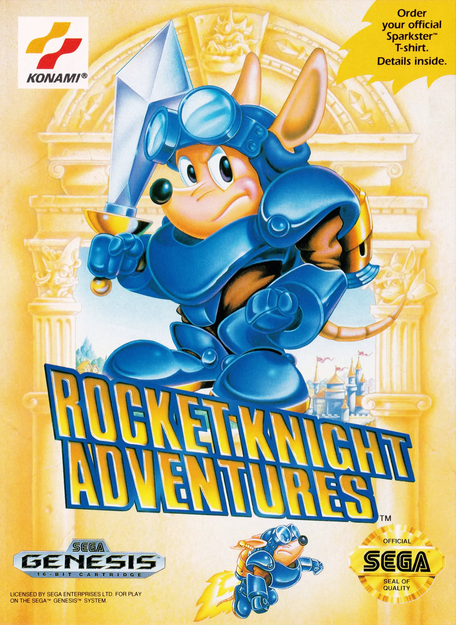 Capa de Rocket Knight Adventures