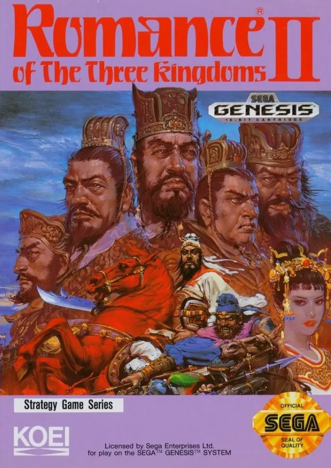 Capa de Romance of the Three Kingdoms II