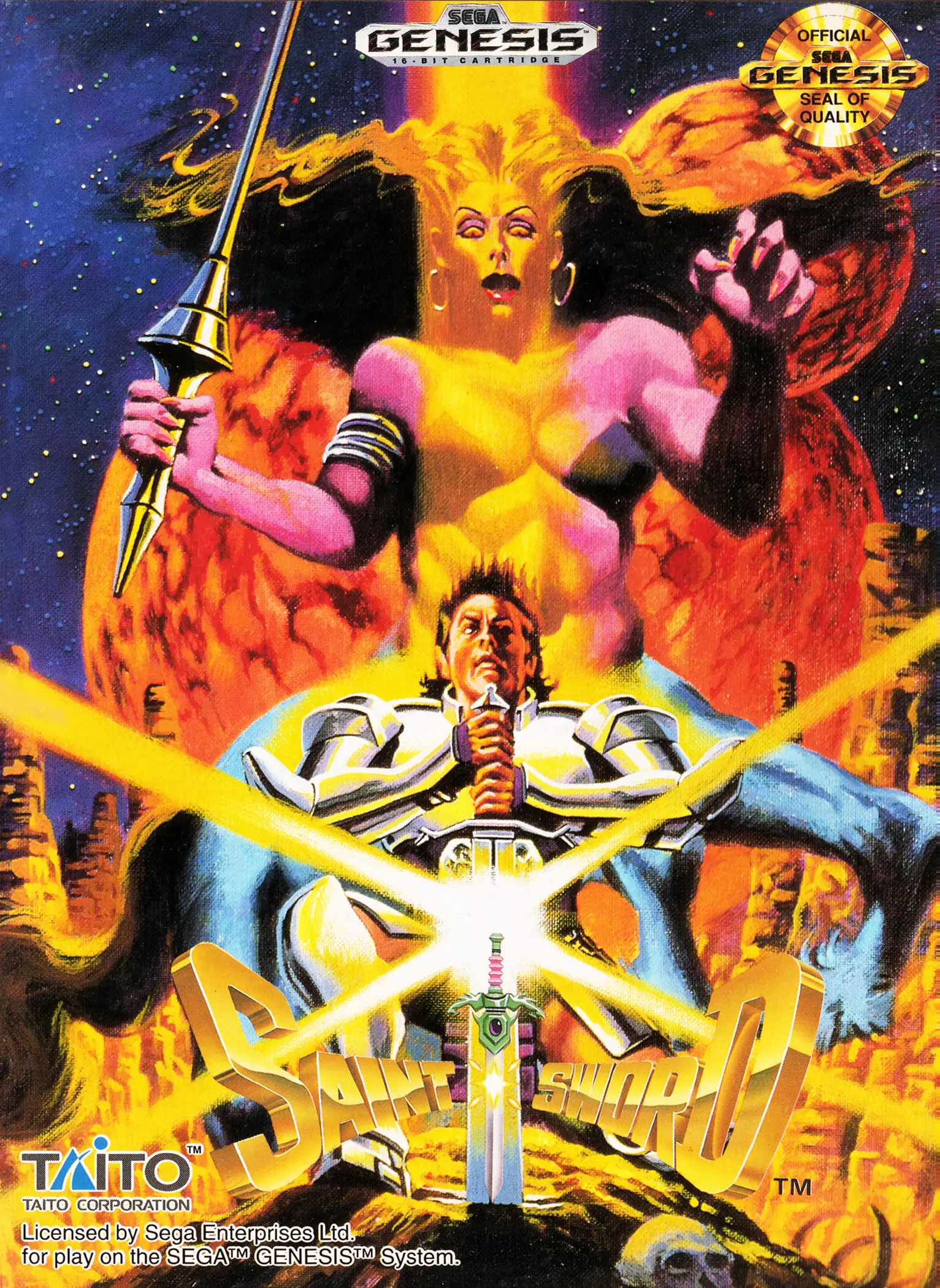 Capa de Saint Sword