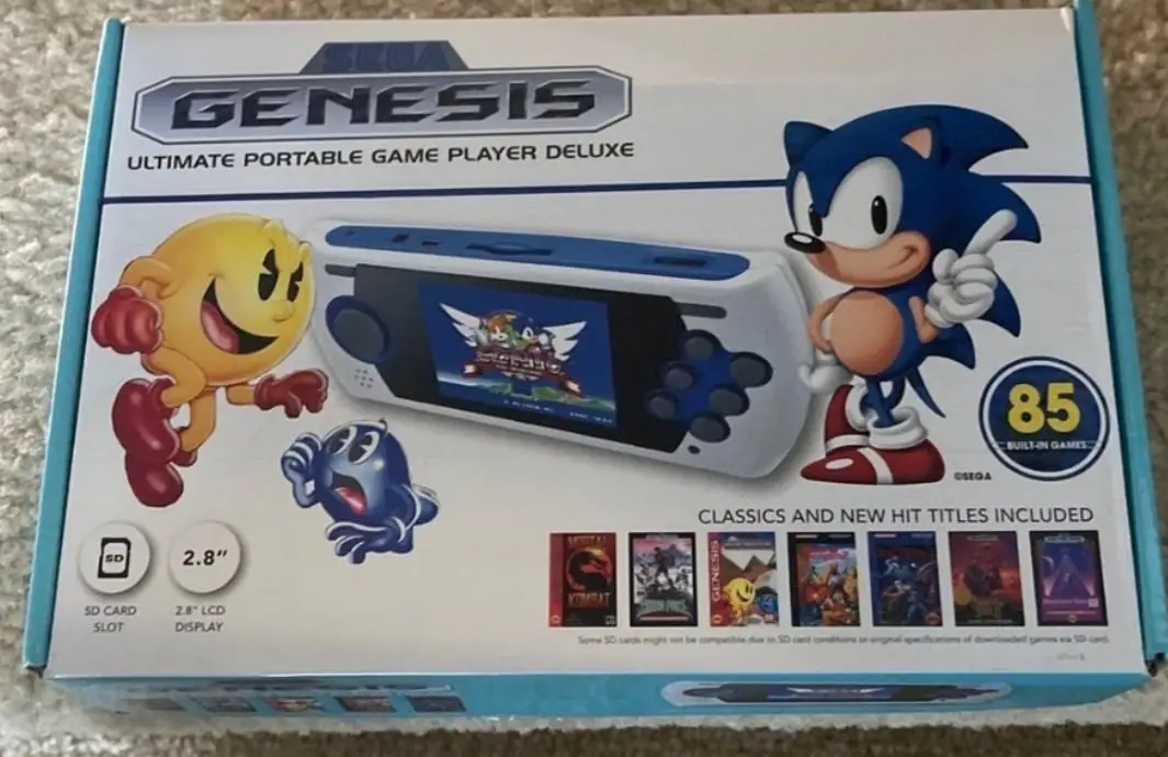 Capa de Sega Genesis Ultimate Portable Game Player