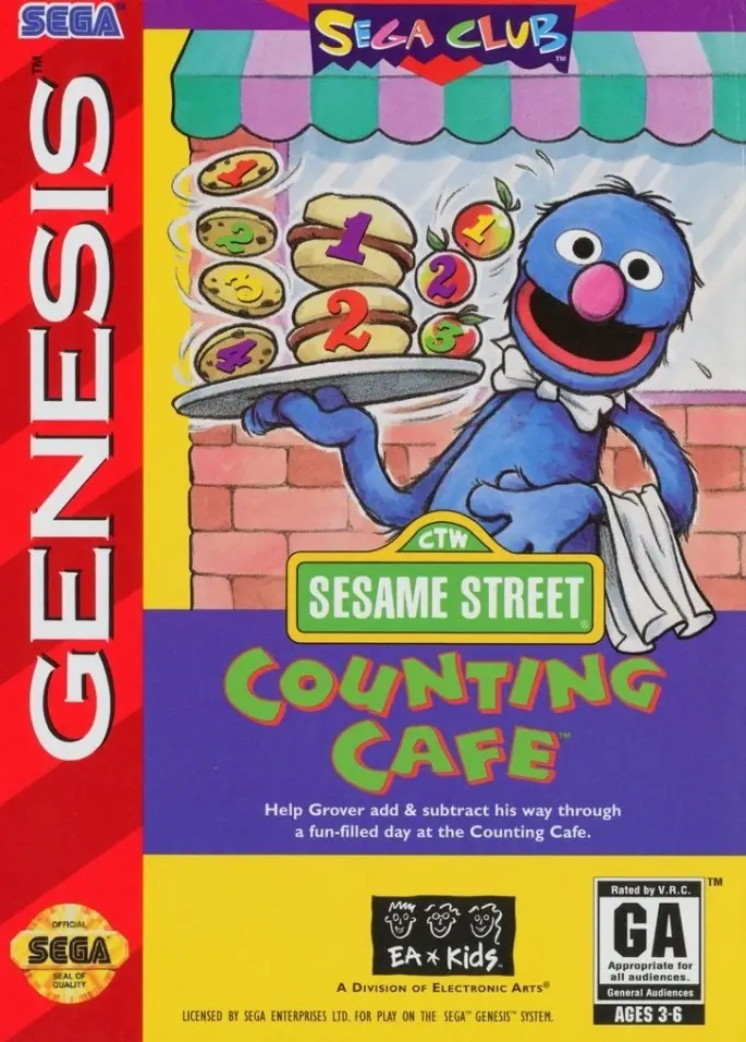 Capa de Sesame Street Counting Cafe