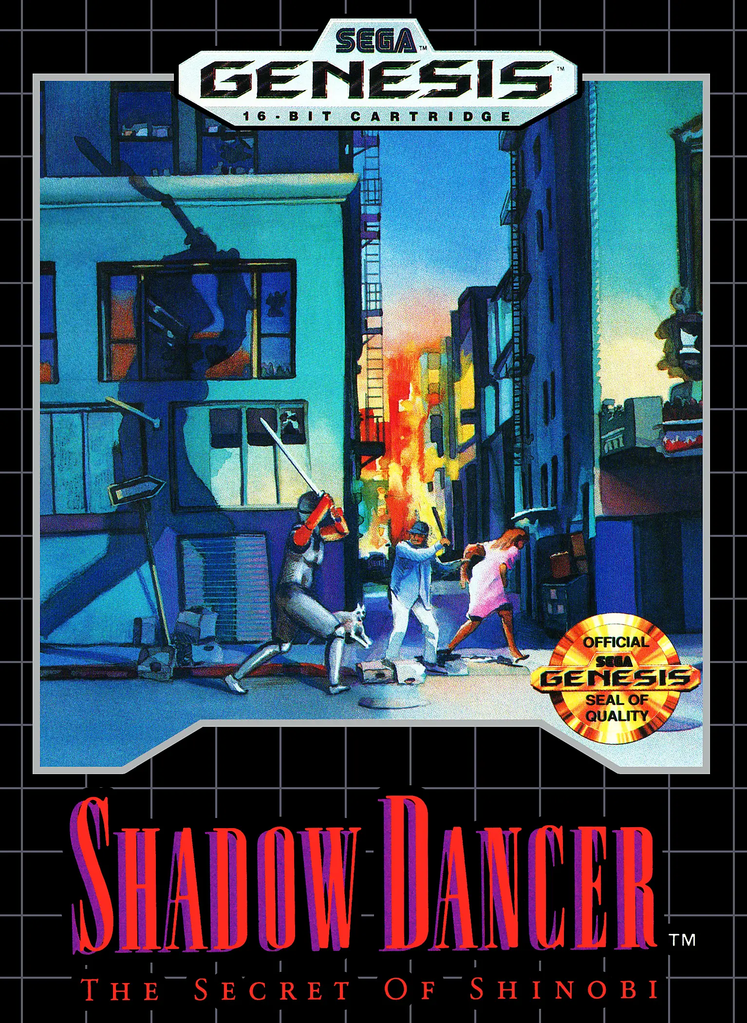 Capa de Shadow Dancer: The Secret of Shinobi
