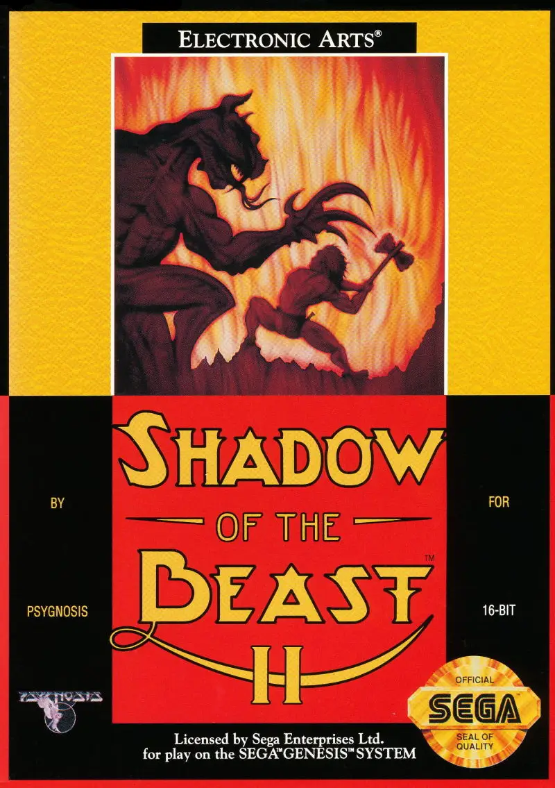 Capa de Shadow of the Beast II