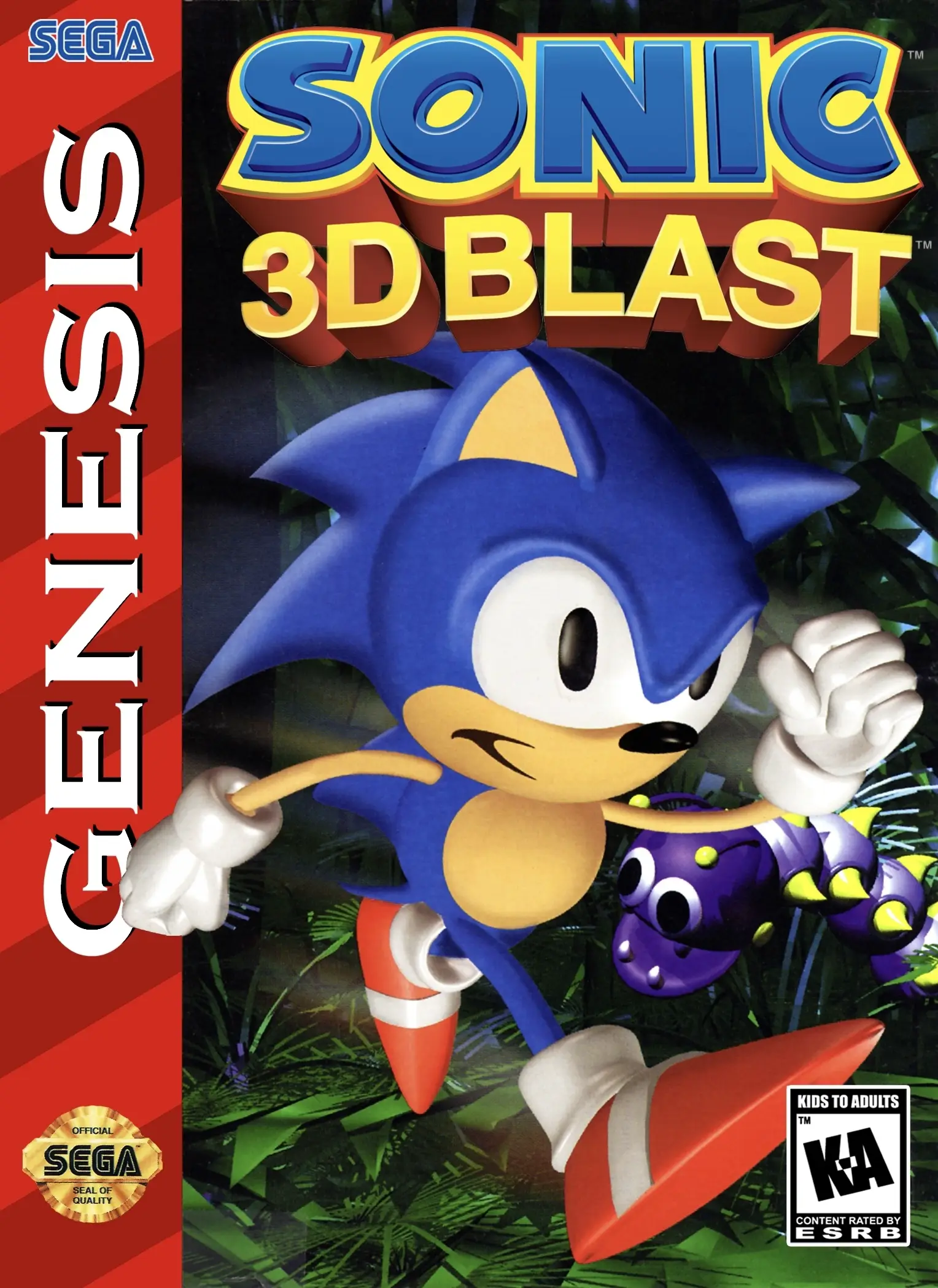 Capa de Sonic 3D Blast