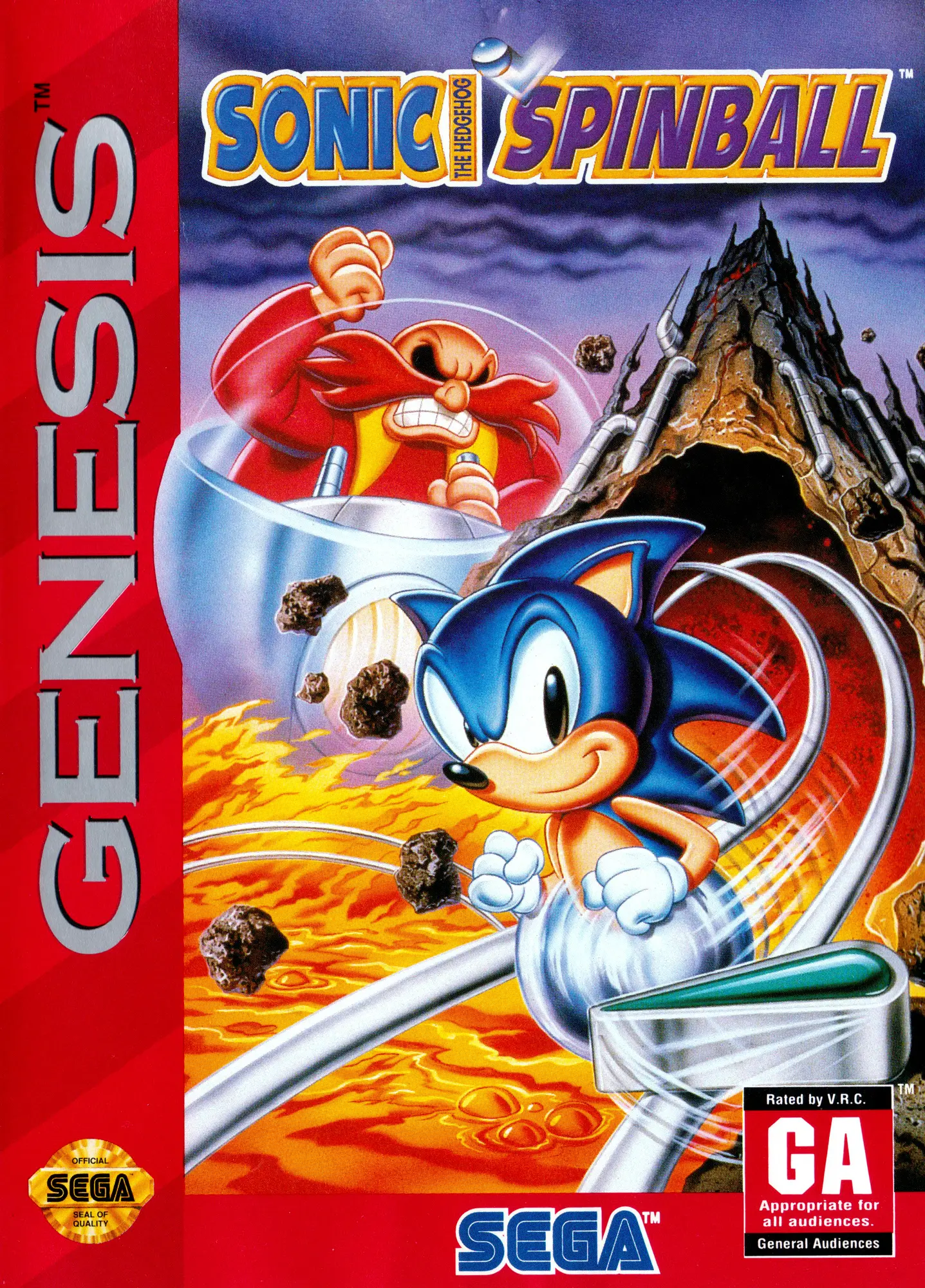 Capa de Sonic Spinball