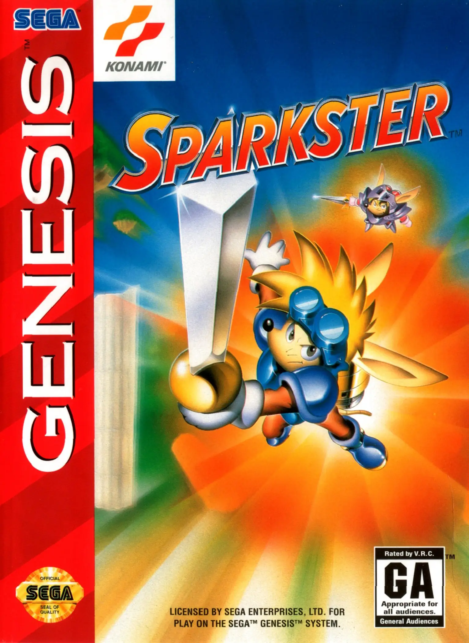 Capa de Sparkster