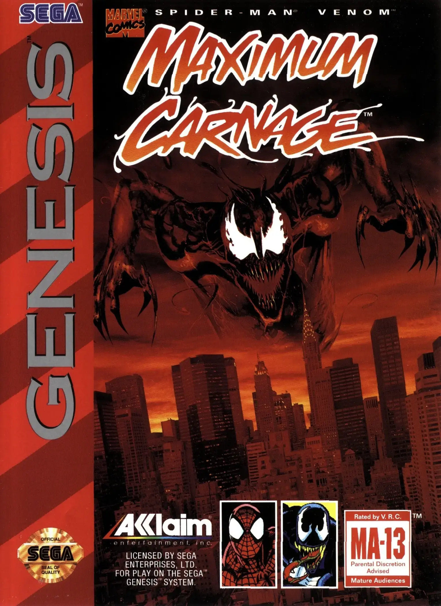 Capa de Spider-Man & Venom: Maximum Carnage