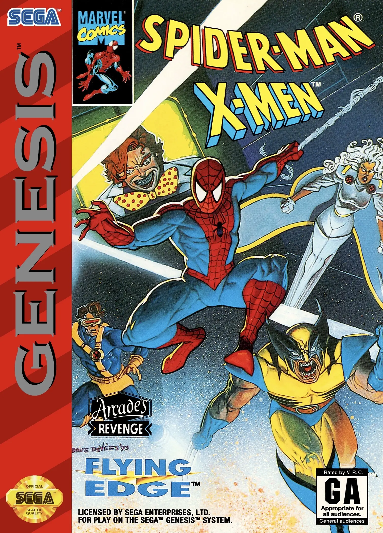 Capa de Spider-Man / X-Men: Arcade's Revenge