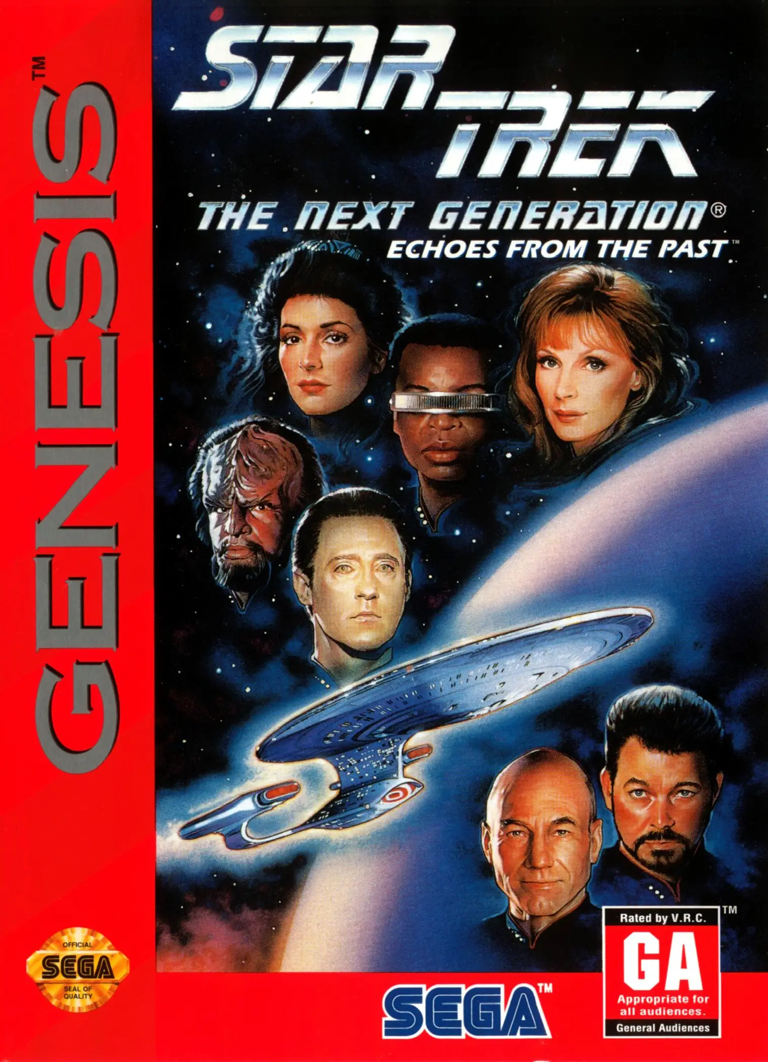 Capa de Star Trek: The Next Generation - Echoes from the Past