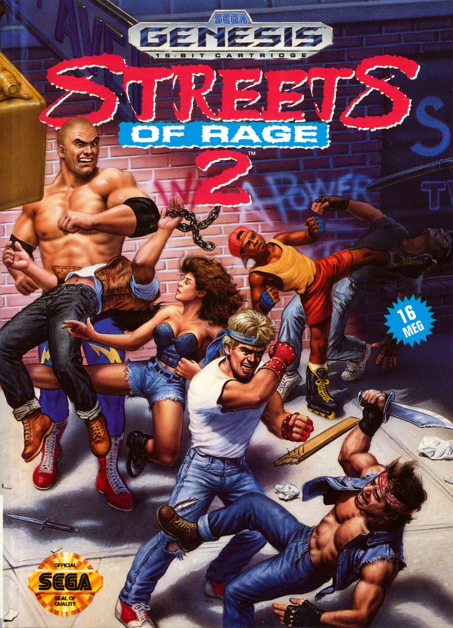 Capa de Streets of Rage 2